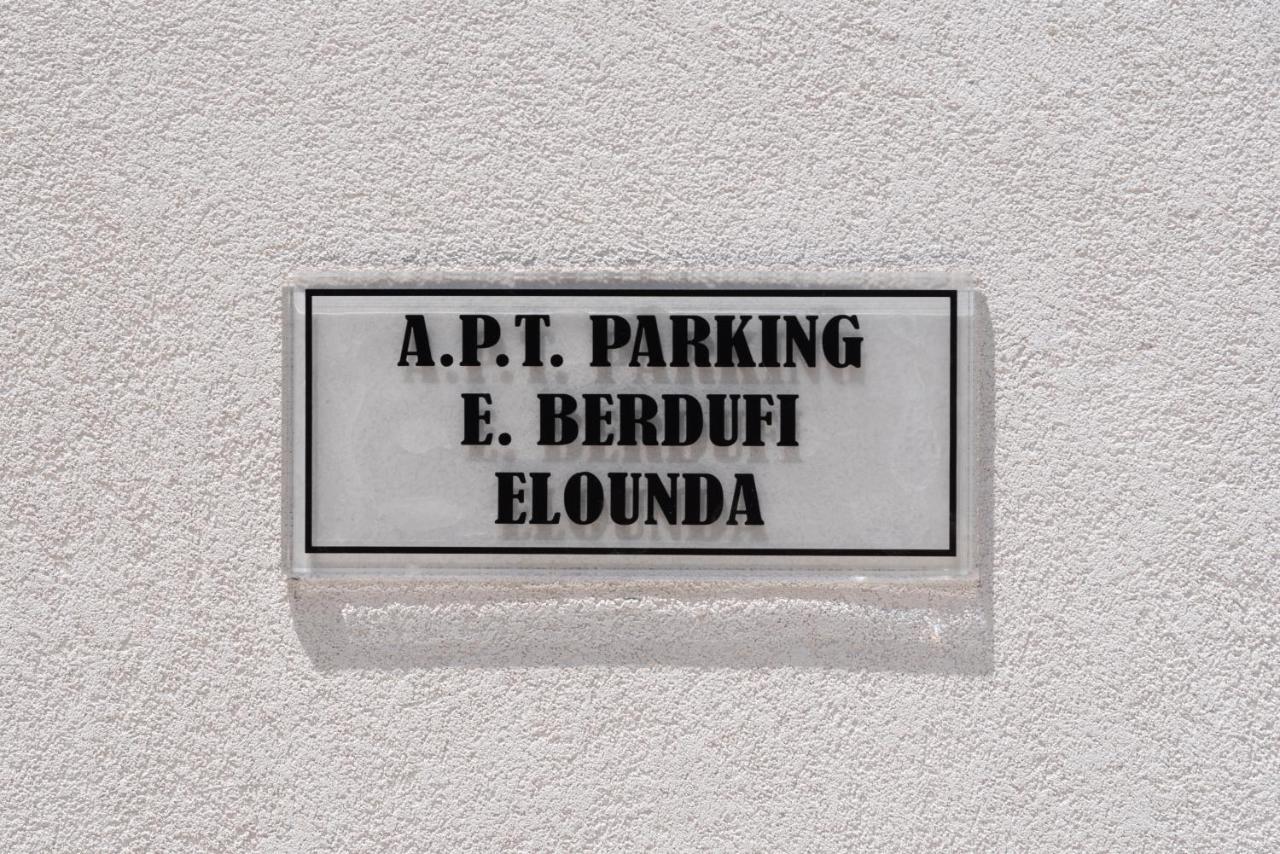 E.Berdufi Apartament Sea View Elounda Extérieur photo